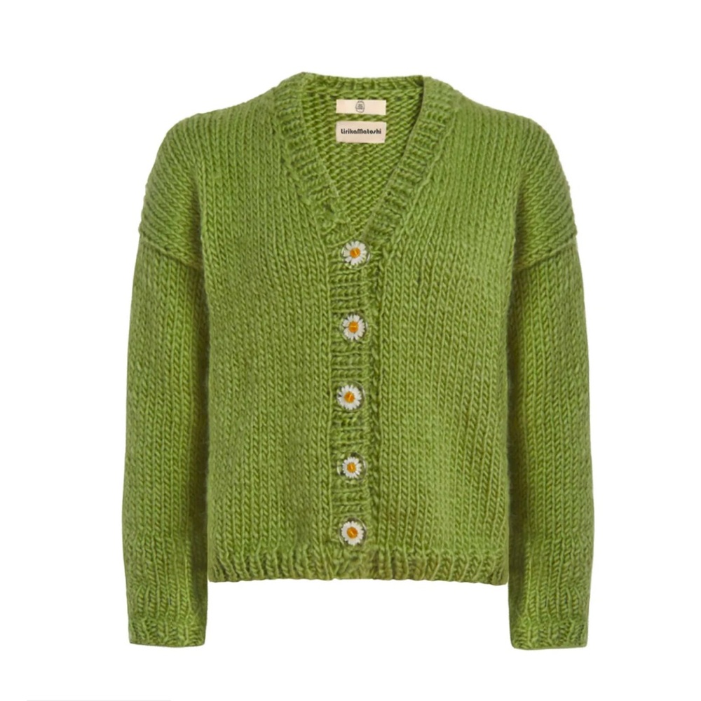 Lirika Matoshi Green Knit Sweater Small